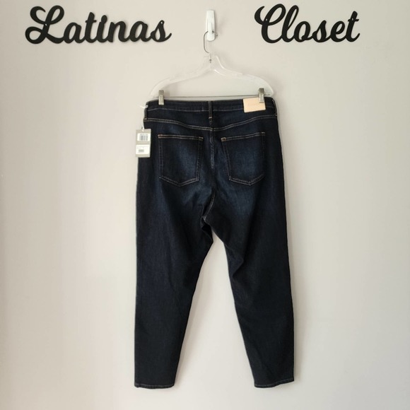 Everlane The Curvy High Rise Skinny Jeans Dark Wash Size 35 NWT - Picture 6 of 10